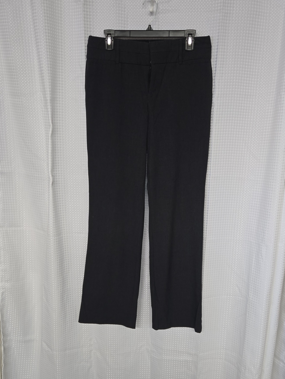 Womens DK grey Dress Pants - Classic Straight Leg